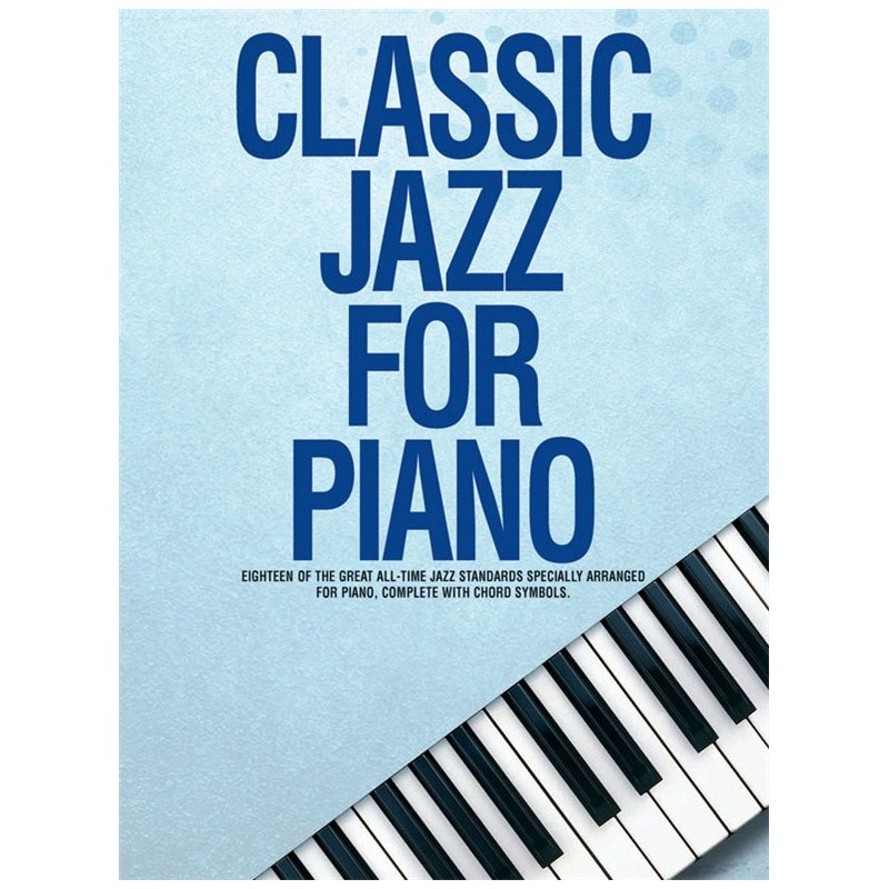 Classic Jazz For Piano