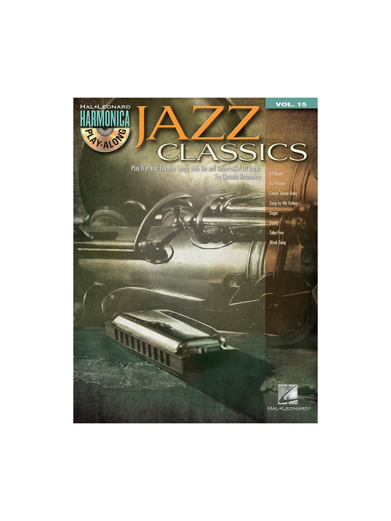 Jazz Classics: Harmonica Play-Along Volume 15 (book/CD)