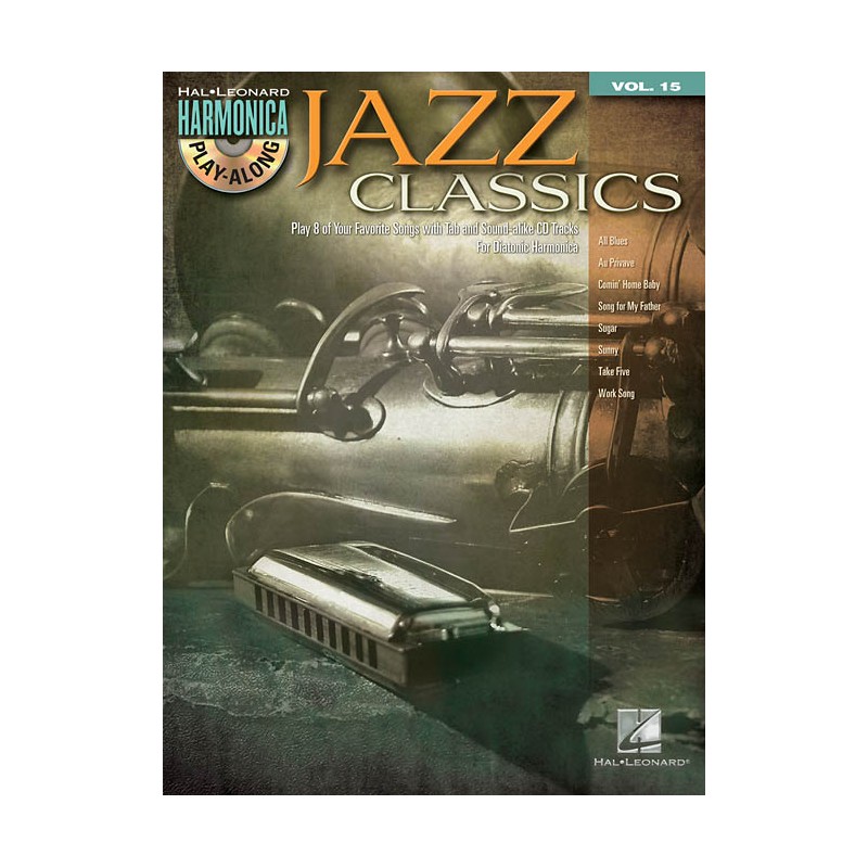 Jazz Classics: Harmonica Play-Along Volume 15 (book/CD)