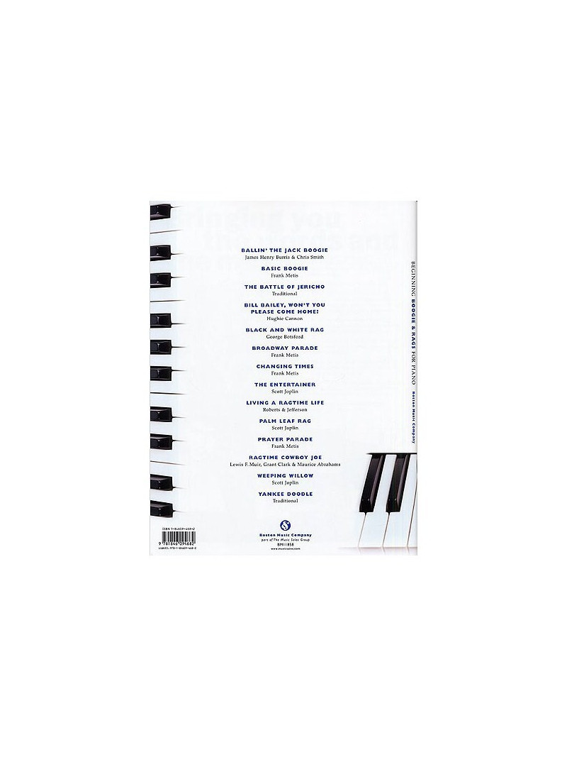 Beginning Boogie & Rags for Piano