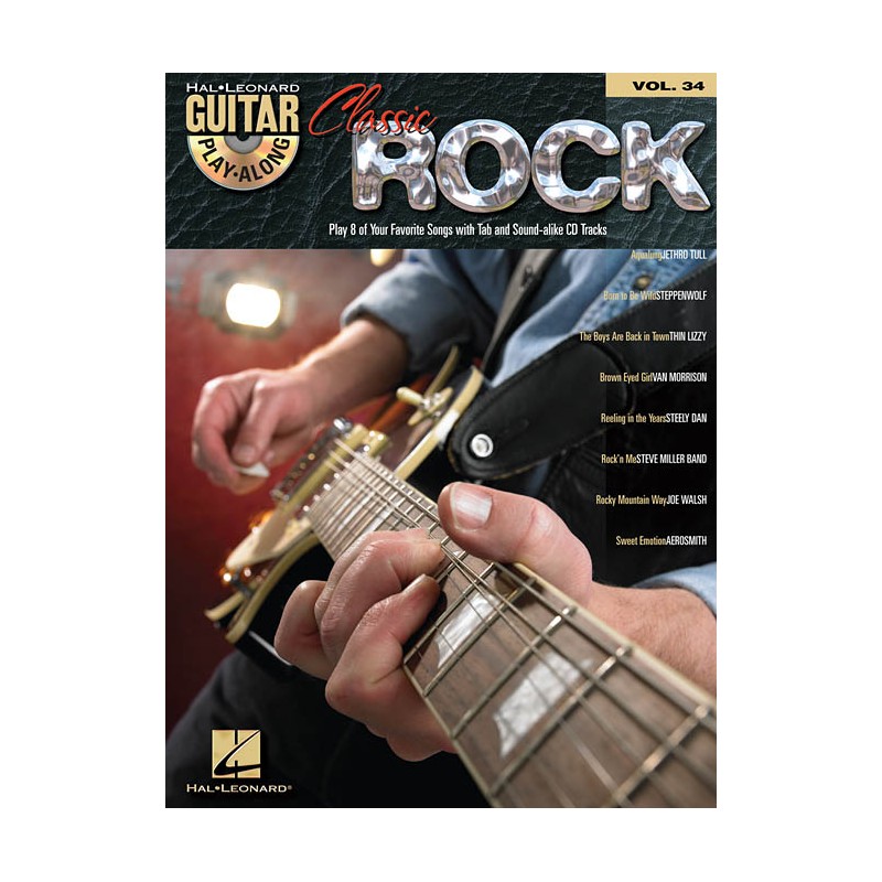 Classic Rock: Guitar Play-Along Volume 34 (book/CD)
