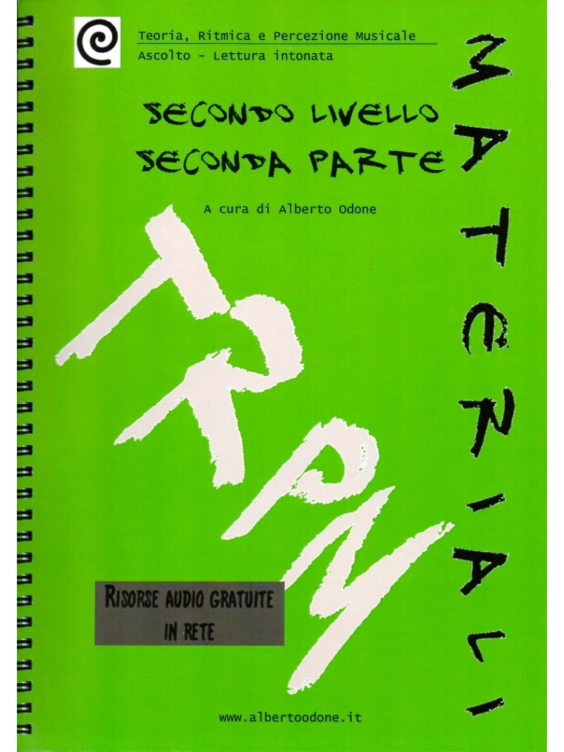 Teoria, Ritmica e Percezione Musicale - 2° livello, 2a parte