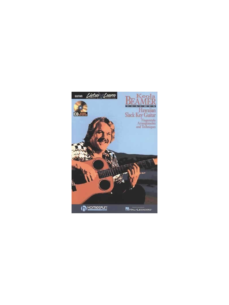 Teaches Hawaiian Slack Key Guitar (book/CD)