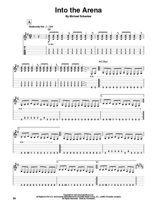 Michael Schenker : Guitar Play-Along Volume 175 (book/CD)