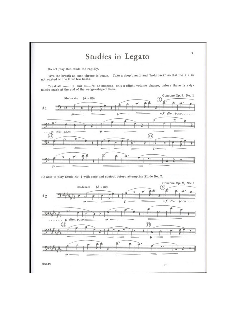 Studies in Legato for Trombone