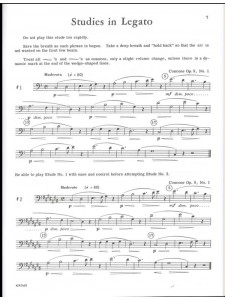 Studies in Legato for Trombone