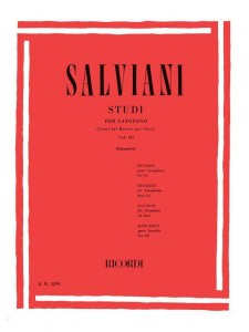 Salviani - Studi per sassofono vol.III