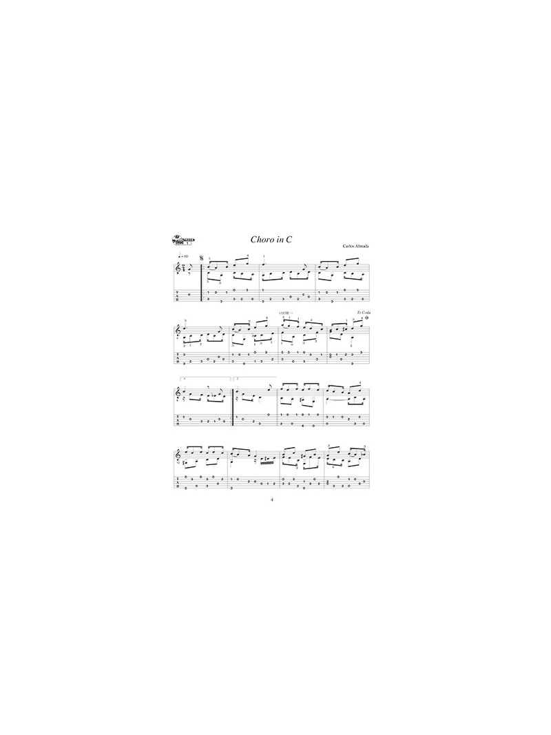 13 Easy Brazilian Choros for Solo Guitar (book/CD)