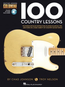 Goldmine : 100 Country Lessons - Guitar (book with Audio Online)