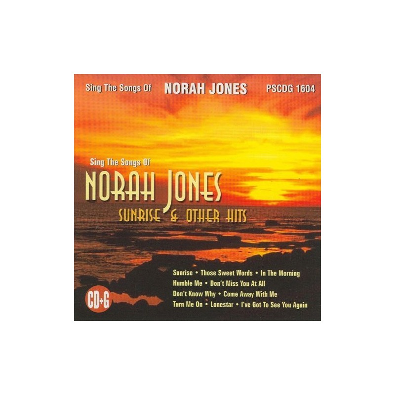 Songs of Norah Jones, Sunrise & Other Hits (CD Sing-along)