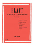 Blatt - 24 Esercizi di meccanismo (clarinetto)