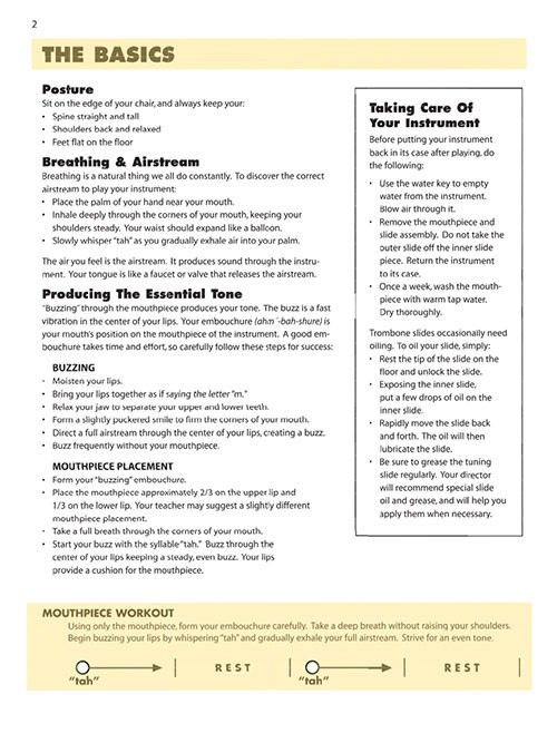 Essential Elements for Band – Trombone Book 1 (book/Audio Online) At Yourself)