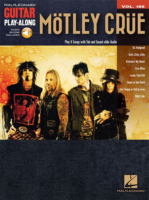 Motley Crue: Guitar Play-Along Volume 188 (book/Audio Online)