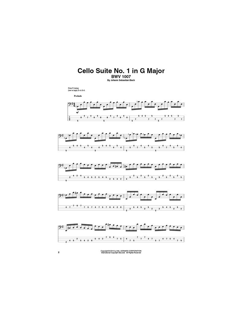 Bach - Cello Suites for Electric Bass