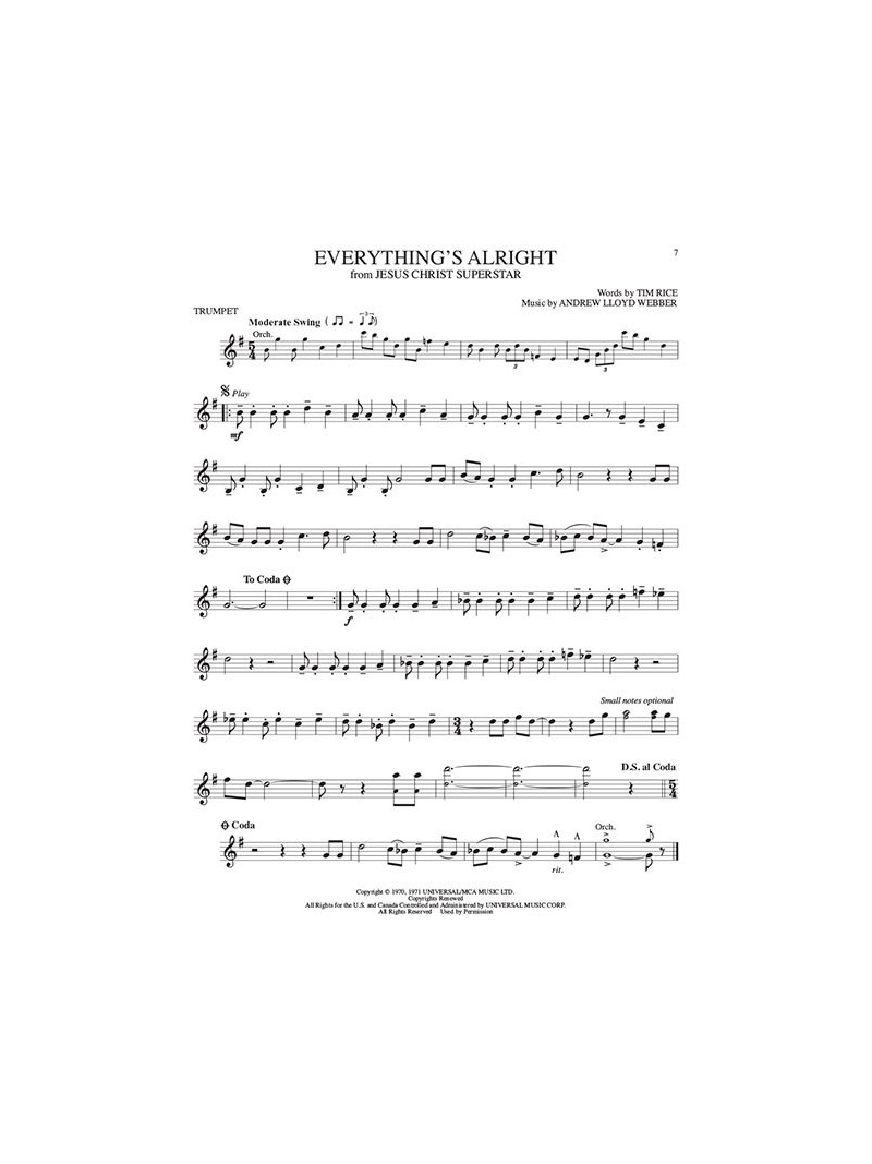 Andrew Lloyd Webber Classics - Trumpet (book/CD)