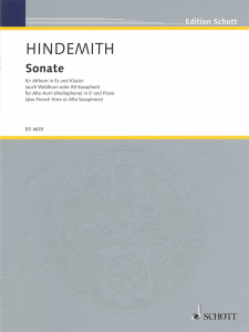Paul Hindemith - Sonate (Horn or Alto Saxophone)