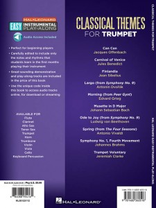 Classical Themes For Trumpet (book/Audio Access Included)