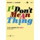 It Don't Mean A Thing for Trumpet (book/CD play-along)