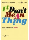 It Don't Mean A Thing for Trumpet (book/CD play-along)