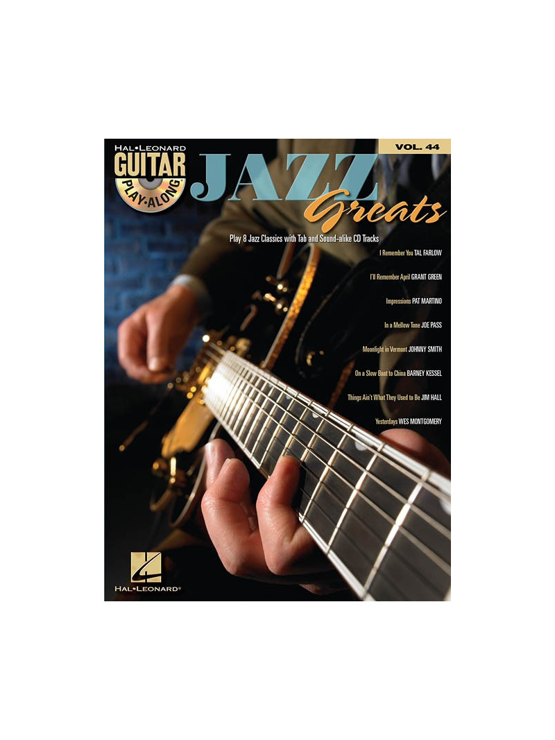 Jazz Greats: Guitar Play-along Volume 44 (book/CD)