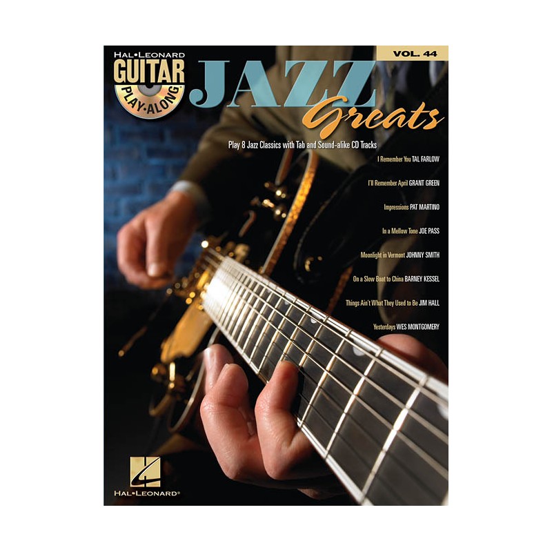 Jazz Greats: Guitar Play-along Volume 44 (book/CD)