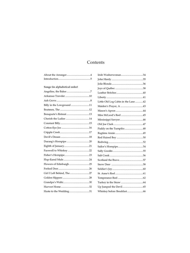 Fiddle Tunes For Mandolin (Book/Online Audio)