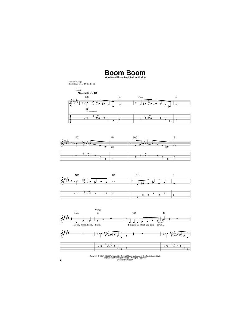 Blues Guitar Songs Hal Leonard