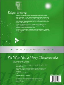 We Wish You a Merry Christmas Samba (sax quintet)