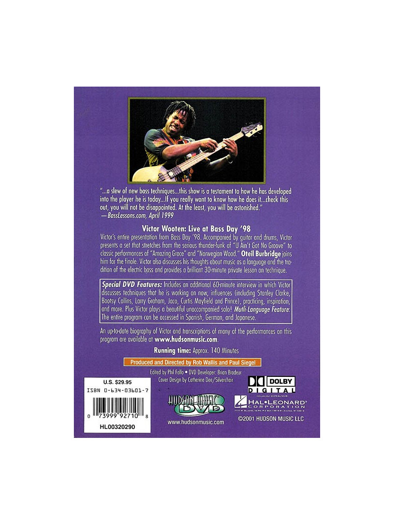 Live at Bass Day 1998 (DVD)