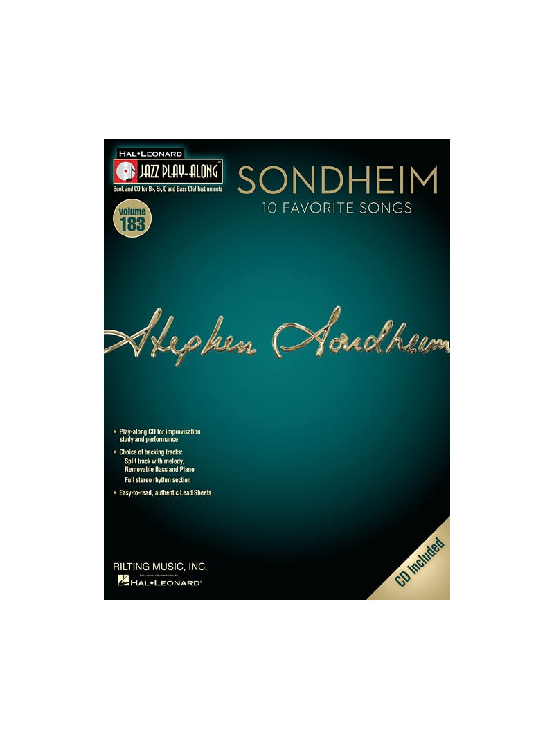 Jazz Play-Along Volume 183: Sondheim (book/CD)
