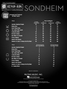 Jazz Play-Along Volume 183: Sondheim (book/CD)