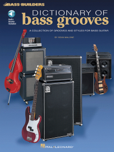 Dictionary of Bass Grooves (book/Audio Online)