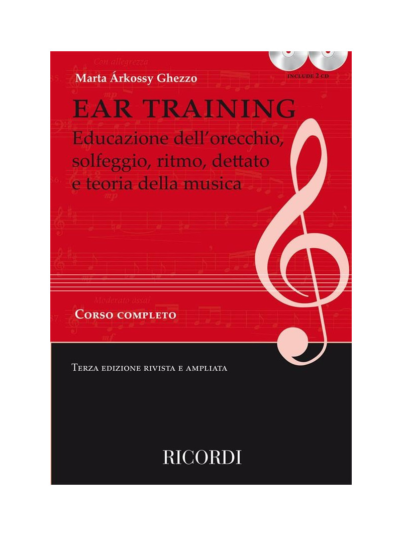 Solfeggio, ear training, ritmo, dettato e teoria (libro/2 CD)a
