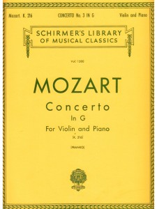 Wolfgang Amadeus Mozart: Concerto No. 3 in G, K.216