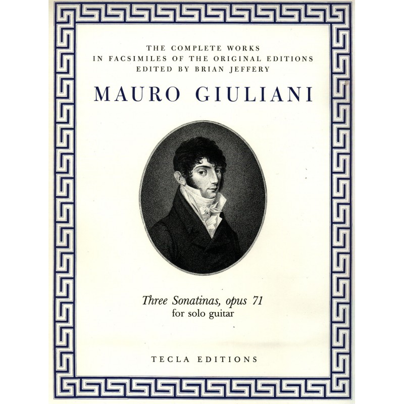 Mauro Giuliani Three Sonatinas for solo guitar www.birdlandjazz.it