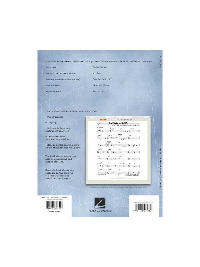 All Blues Play-Along (book/Media Online)