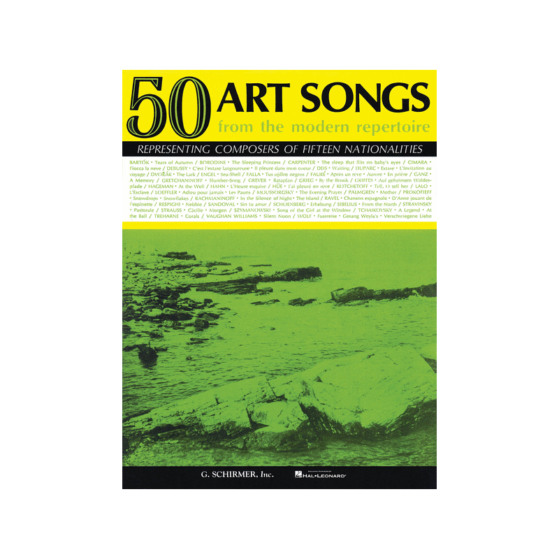 50 Art Songs from the Modern Repertoire