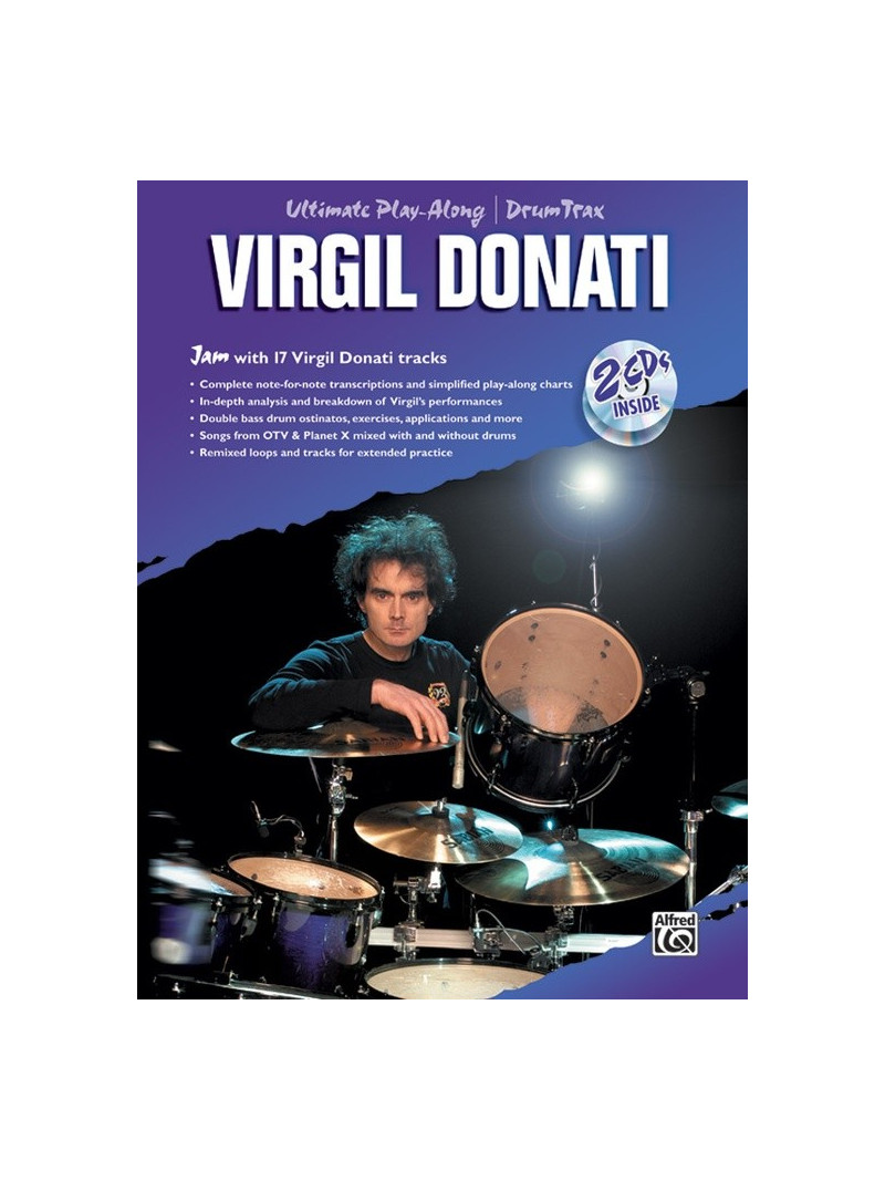 Ultimate Play-Along Drum Trax: Virgil Donati (book/2CD)