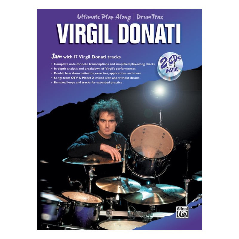 Ultimate Play-Along Drum Trax: Virgil Donati (book/2CD)