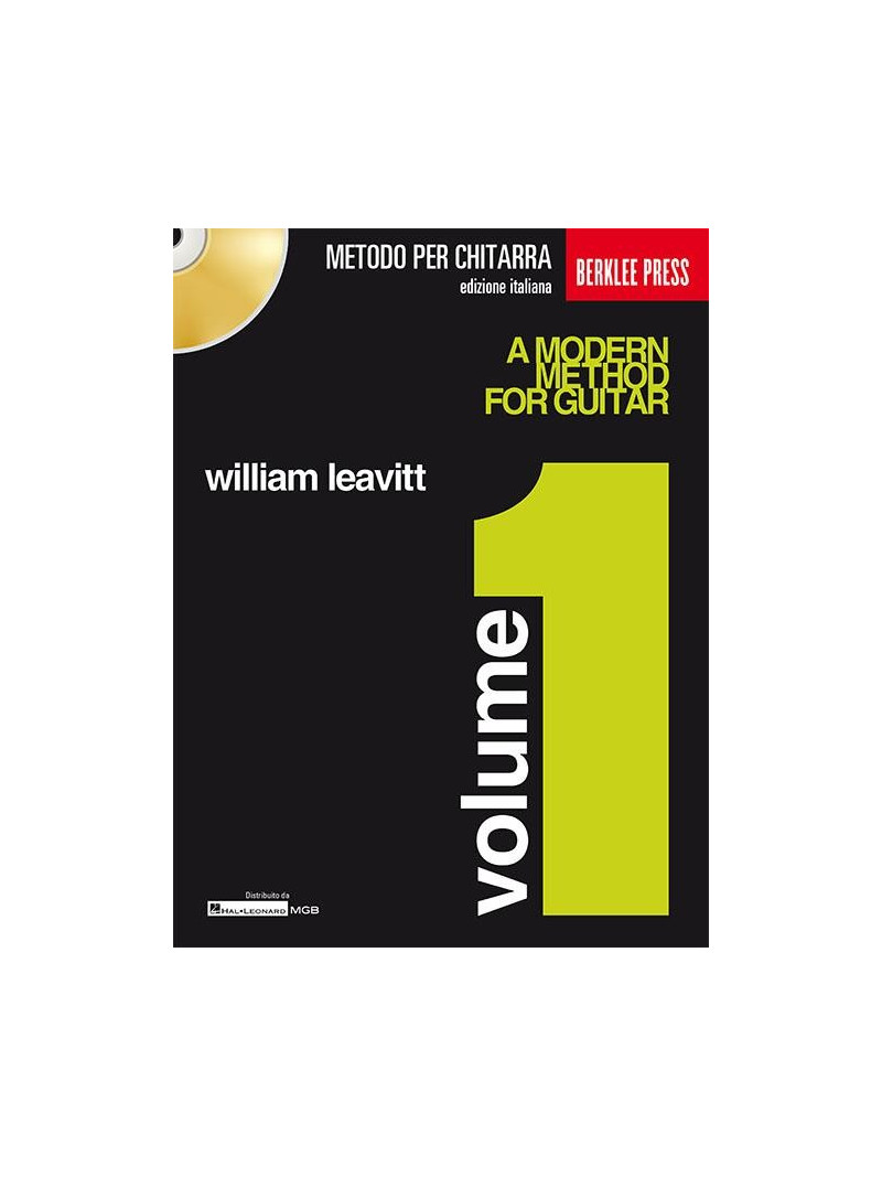 A Modern Method  for Guitar Vol.1 Italiano (book/CD)