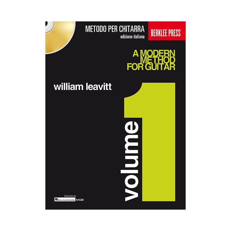A Modern Method  for Guitar Vol.1 Italiano (book/CD)