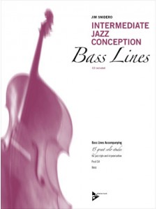 Jim Snidero - Intermediate Jazz Conception Bass Lines (book/CD)
