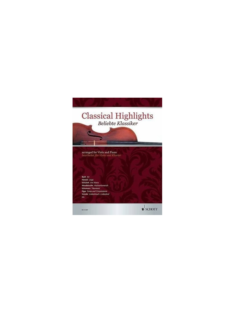 Classical Highlights (Viola and Piano)