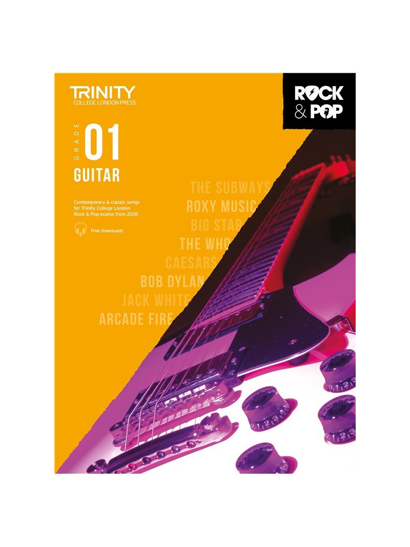 Rock & Pop Exams: Guitar Grade 1 from 2018 (book/download)