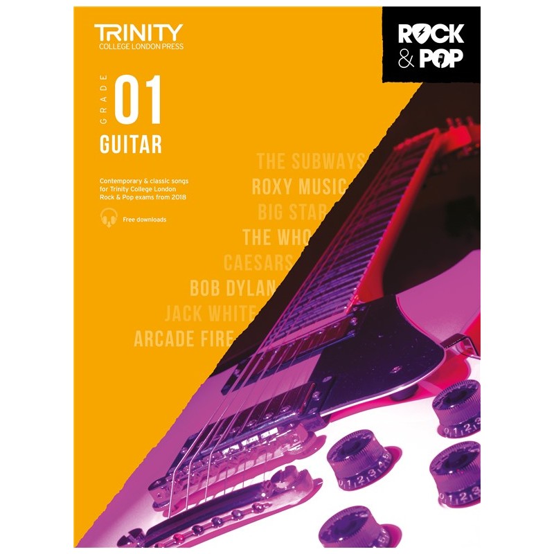 Rock & Pop Exams: Guitar Grade 1 from 2018 (book/download)