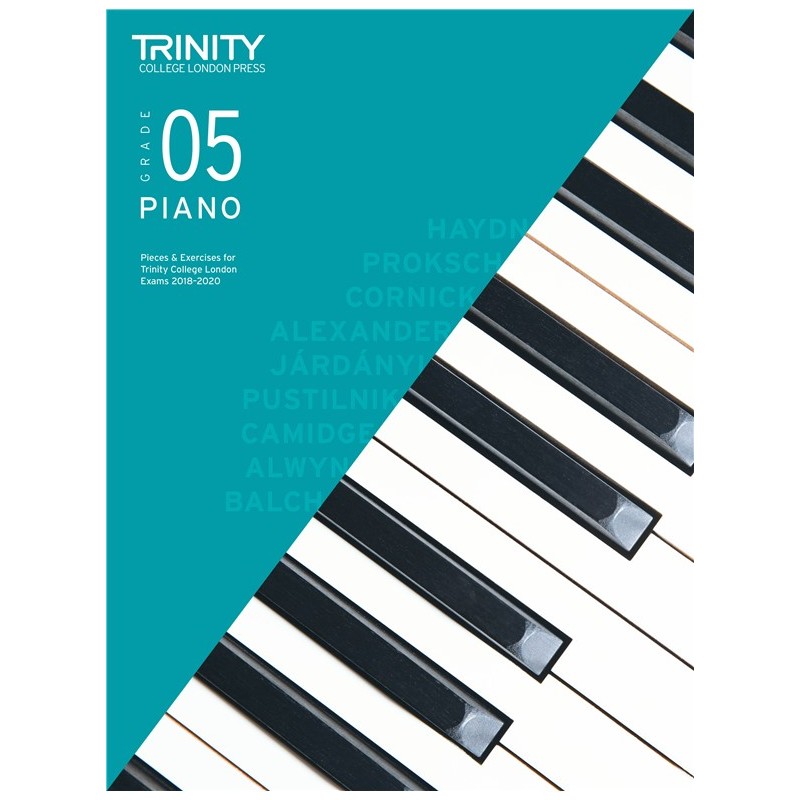 Trinity Piano Grade 5 - Pieces & Exercises 2018 - 2020