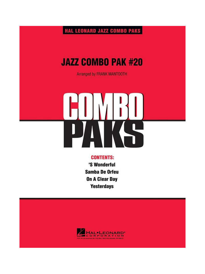 Jazz combo Pak 20 (book/cassette)