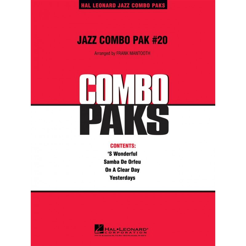 Jazz Combo Pak 20 (book/cassette)
