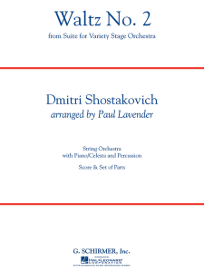 Waltz No.2 - Dmitri Shostakovich (String Orchestra)