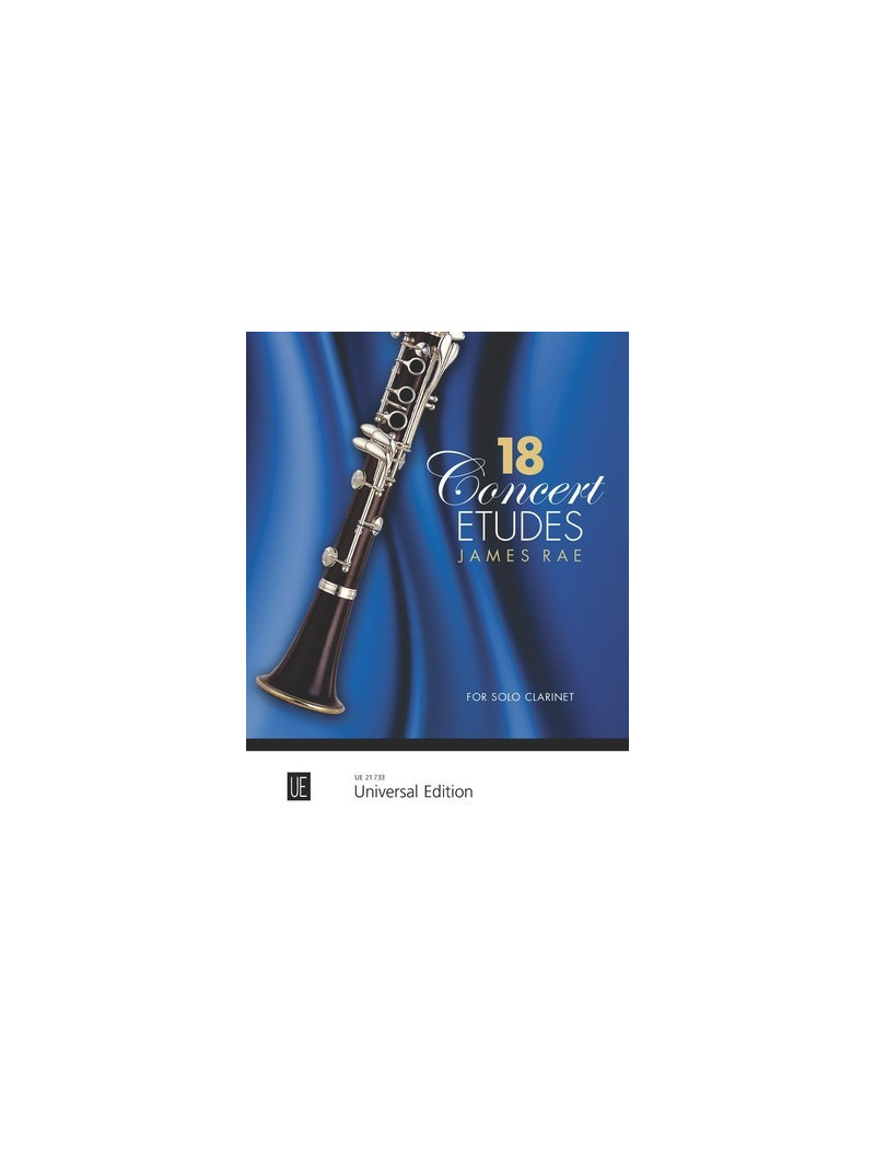 18 Concert Etudes - For Solo Clarinet